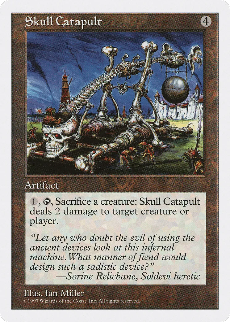 Skull Catapult — Fifth Edition — Magic: The Gathering