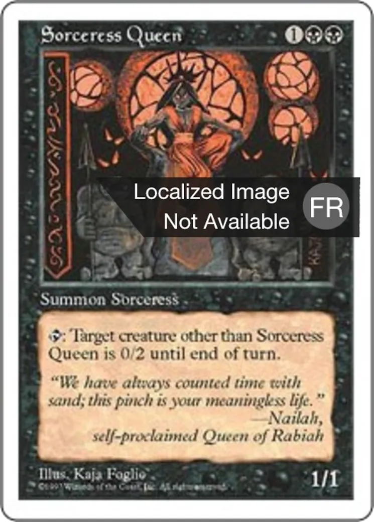 Reine sorcière — Fifth Edition — Magic: The Gathering