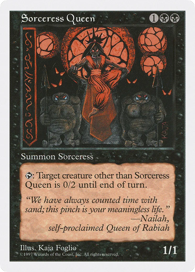Sorceress Queen — Fifth Edition — Magic: The Gathering