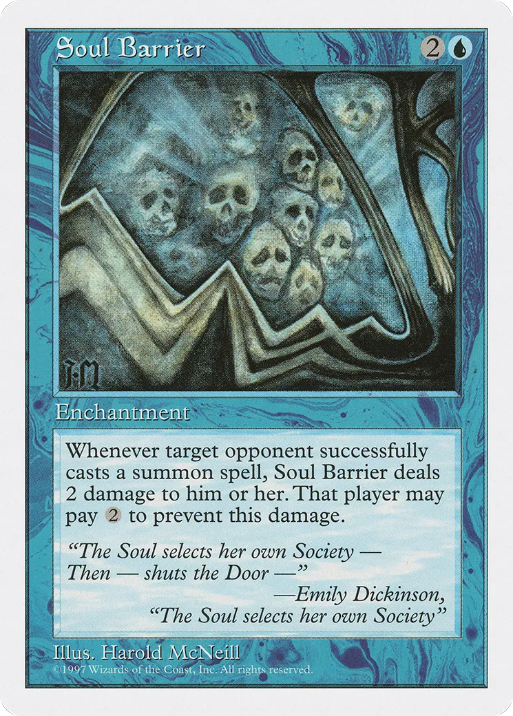 Barrière des âmes — Fifth Edition — Magic: The Gathering