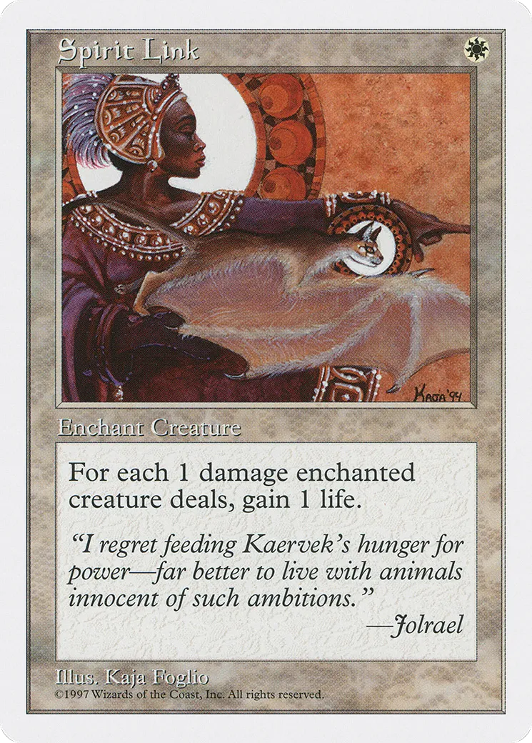 Spirit Link — Fifth Edition — Magic: The Gathering