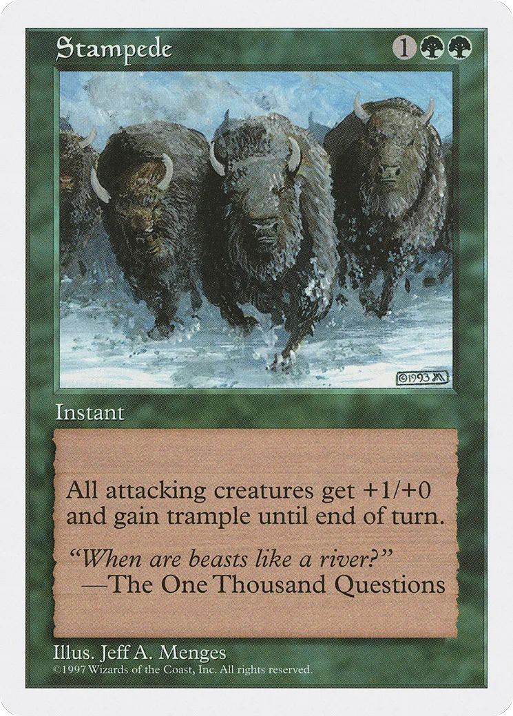 Stampede — Fifth Edition — Magic: The Gathering