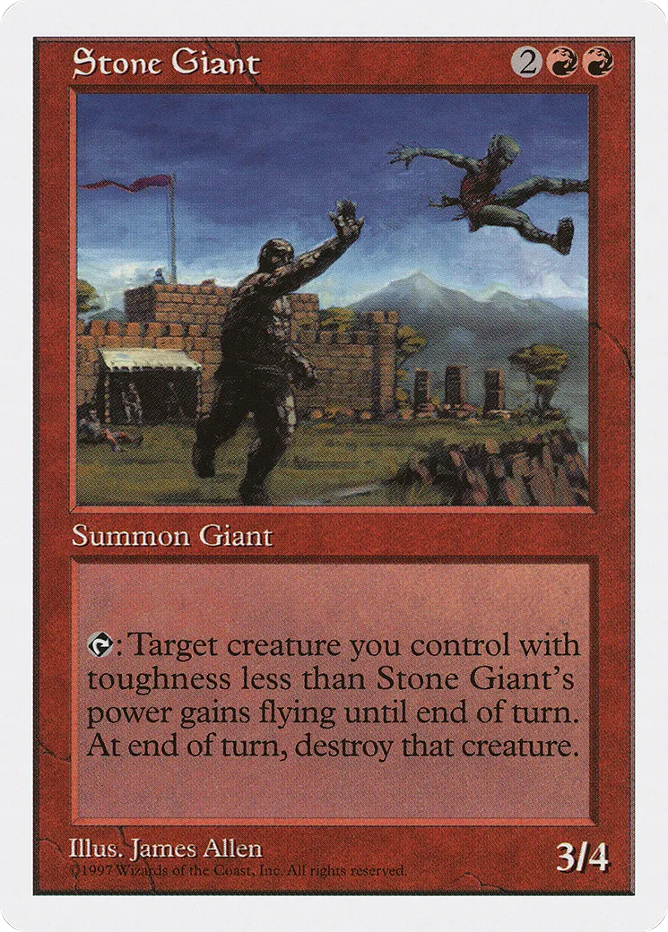 Géant de pierre — Fifth Edition — Magic: The Gathering