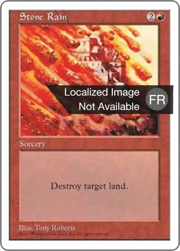 Pluie de pierres — Fifth Edition — Magic: The Gathering