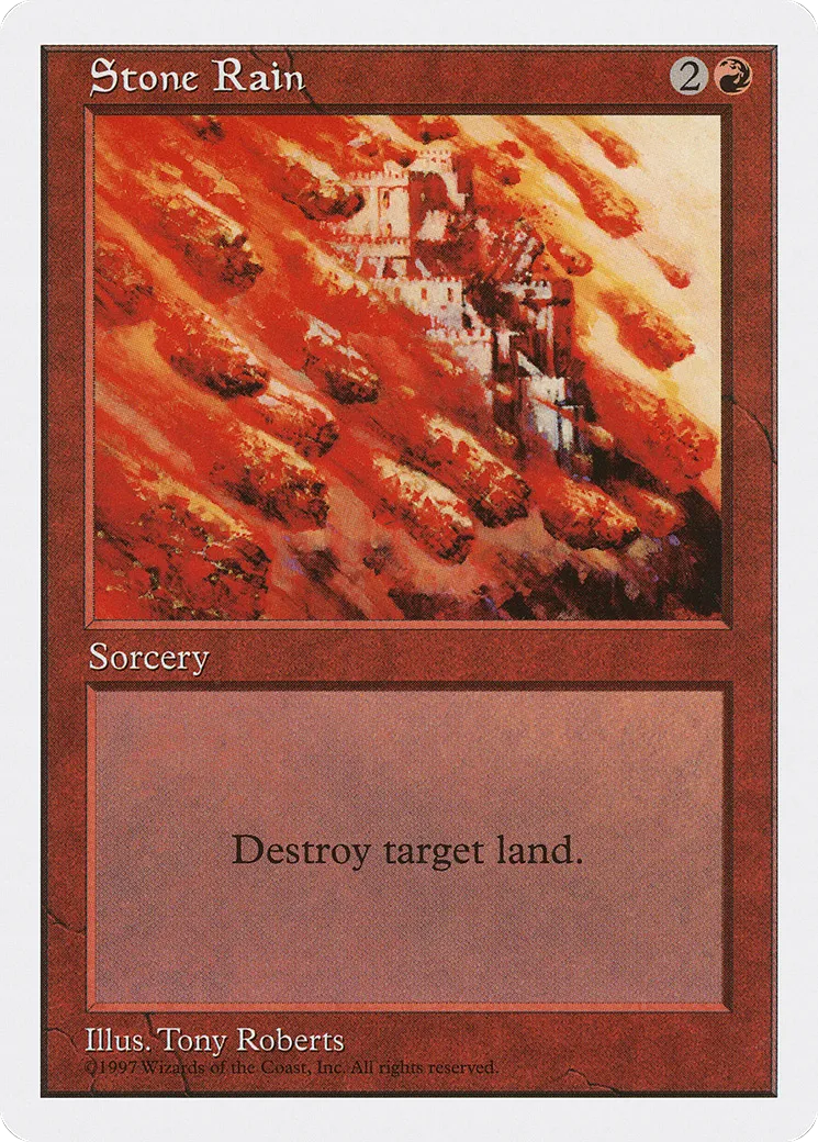Pluie de pierres — Fifth Edition — Magic: The Gathering