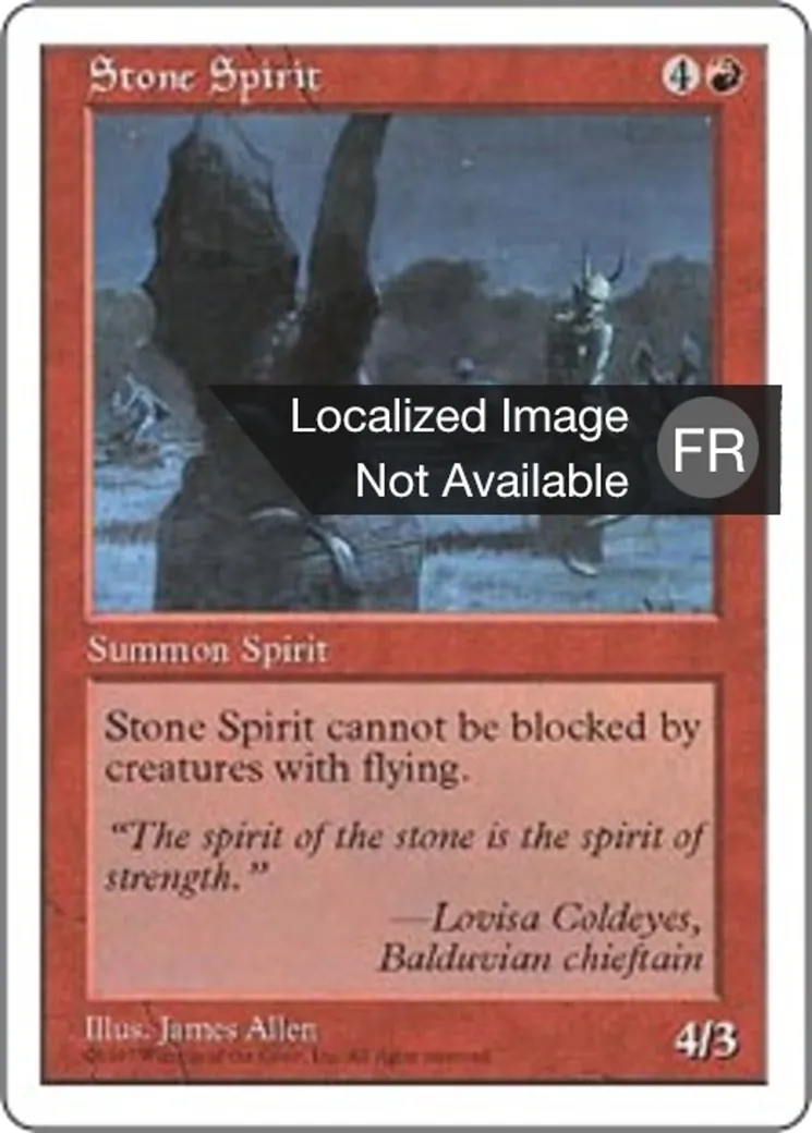 Esprit de pierre — Fifth Edition — Magic: The Gathering