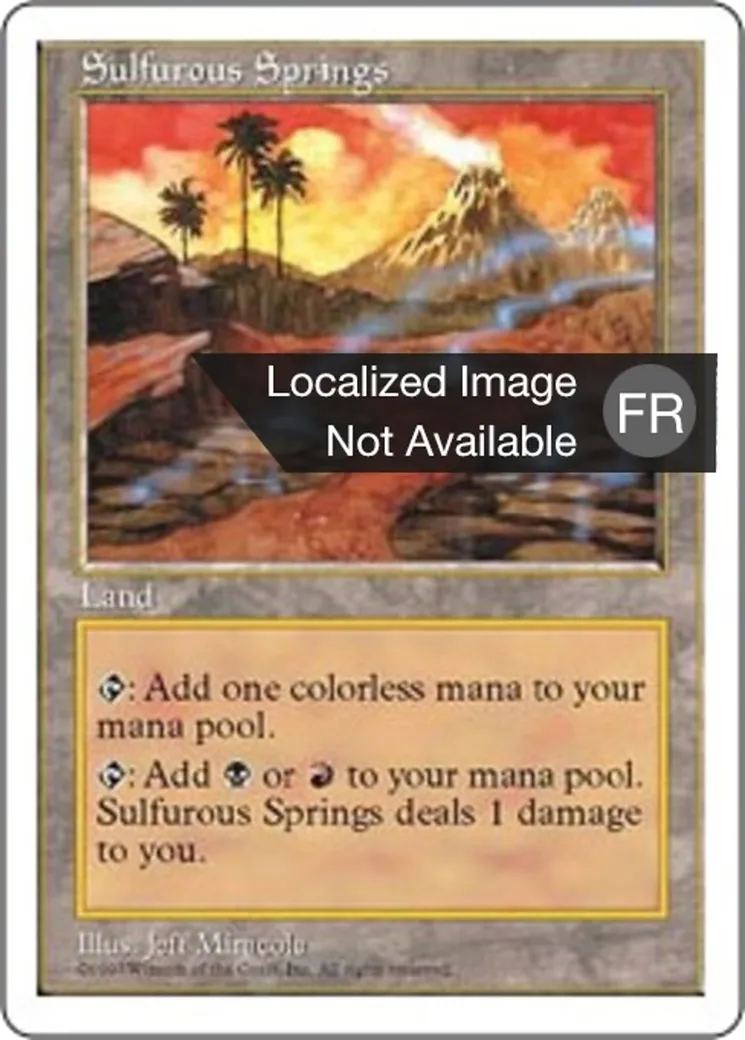 Sources sulfureuses — Fifth Edition — Magic: The Gathering