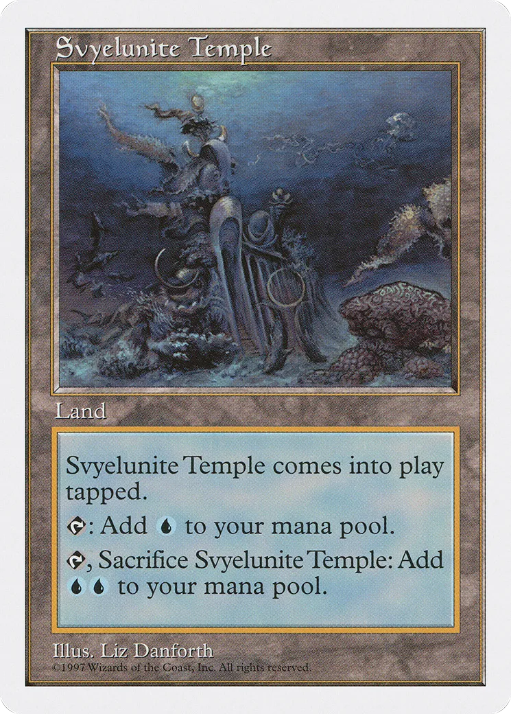 Svyelunite Temple — Fifth Edition — Magic: The Gathering
