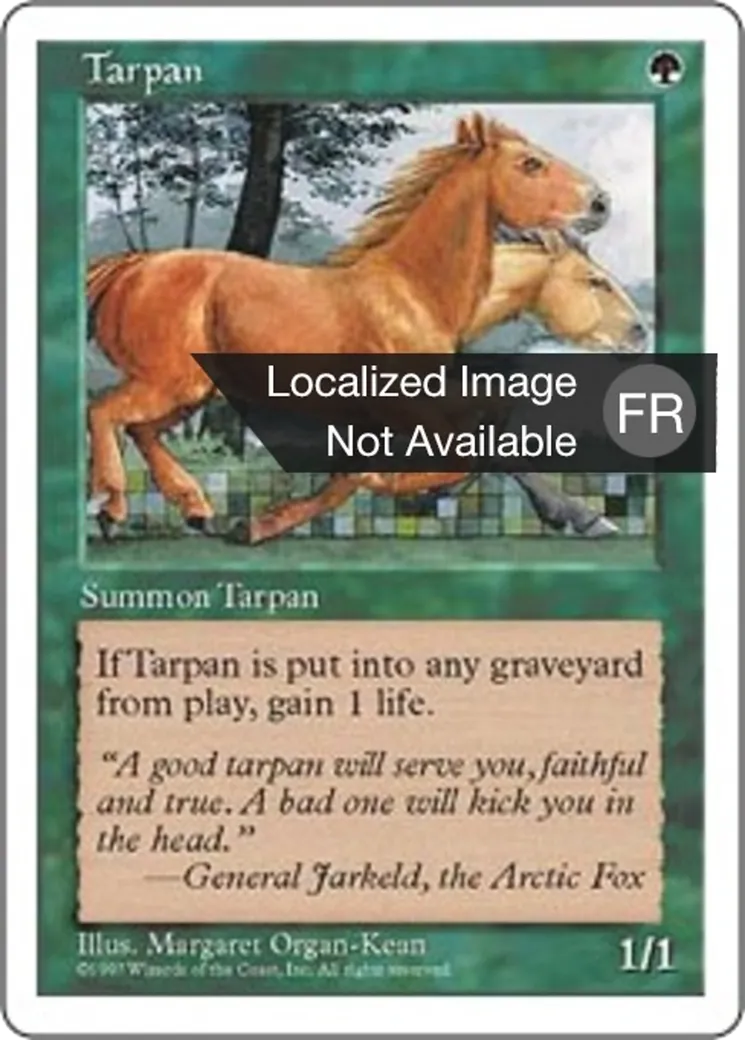 Tarpan from Fifth Edition - Magic: The Gathering