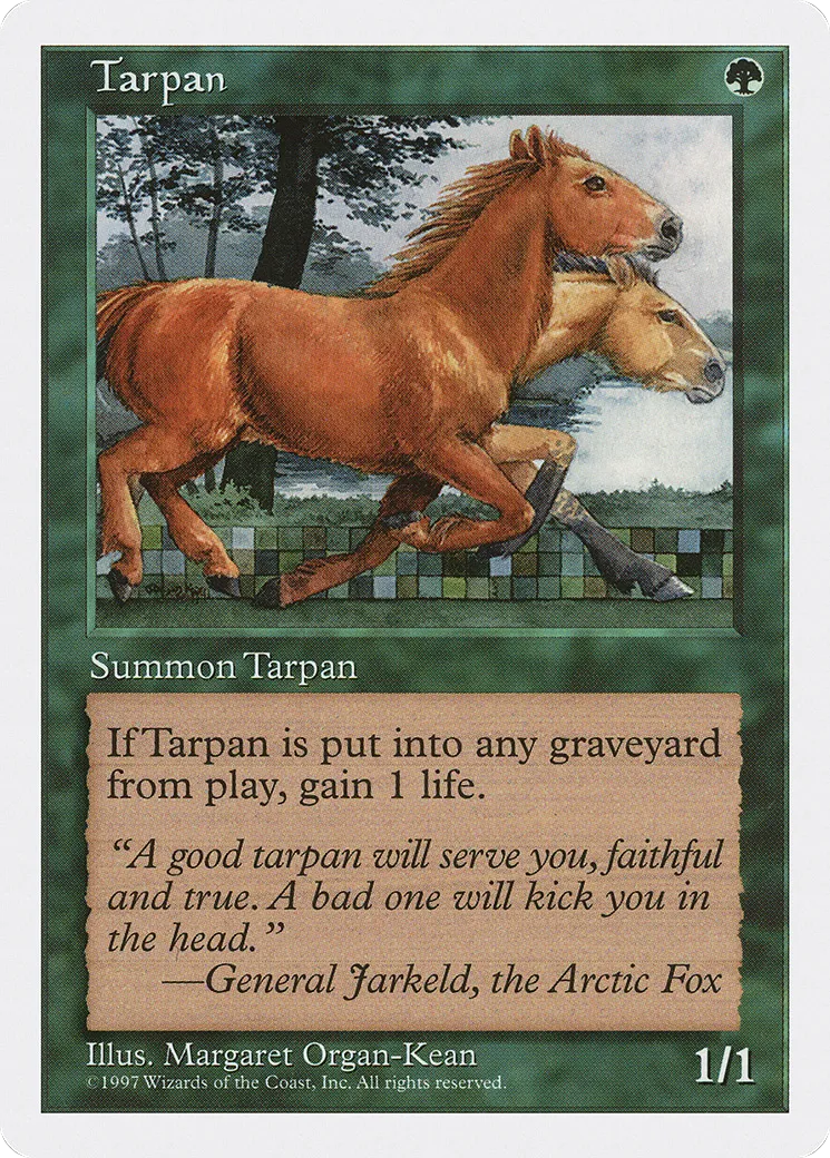Tarpan from Fifth Edition - Magic: The Gathering