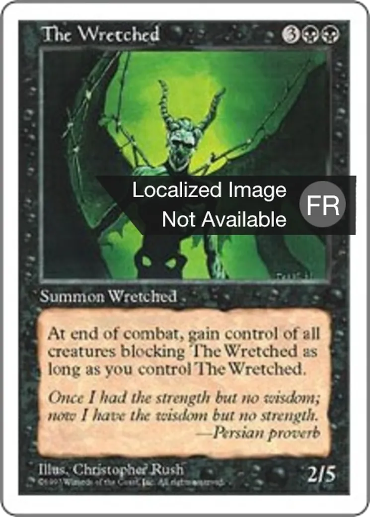 Le misérable — Fifth Edition — Magic: The Gathering
