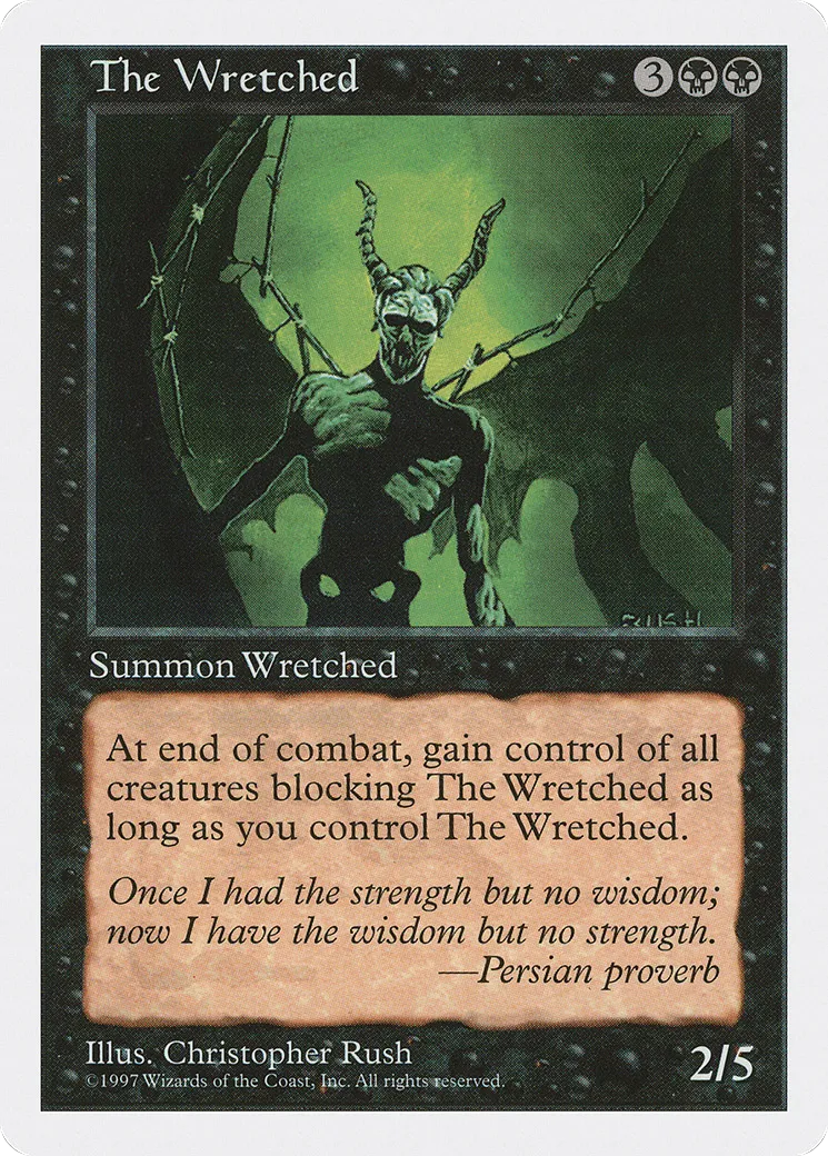 The Wretched — Fifth Edition — Magic: The Gathering