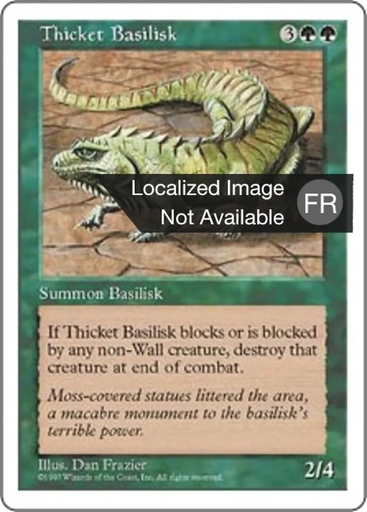 Basilic des halliers — Fifth Edition — Magic: The Gathering