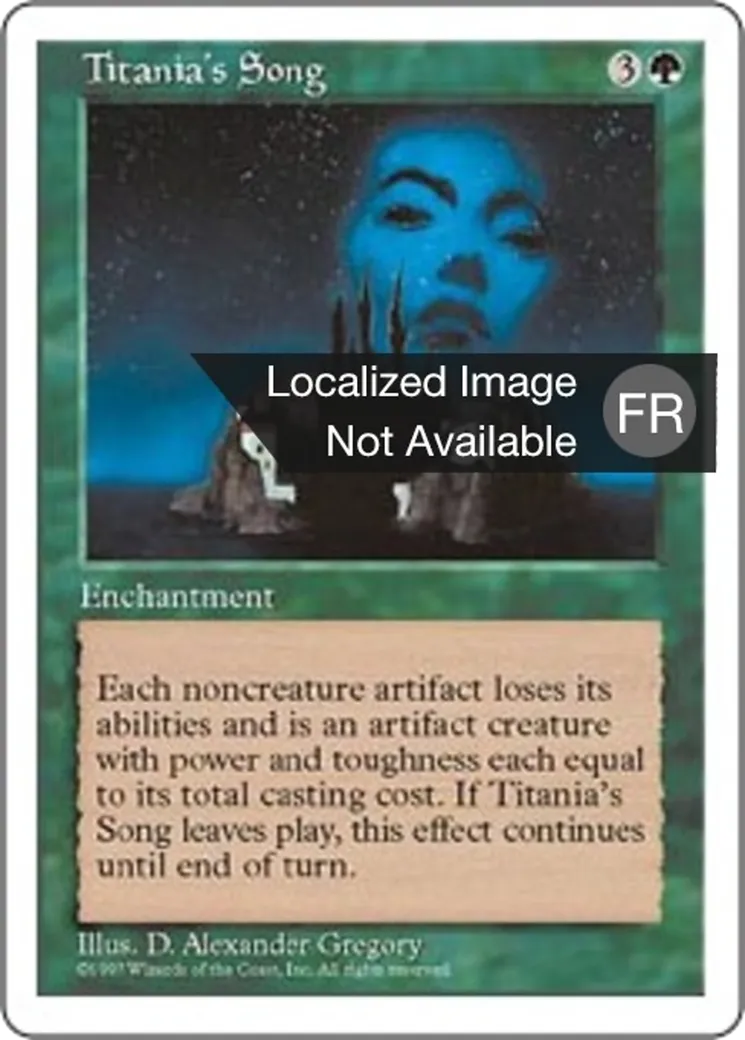 Chanson de Titania — Fifth Edition — Magic: The Gathering