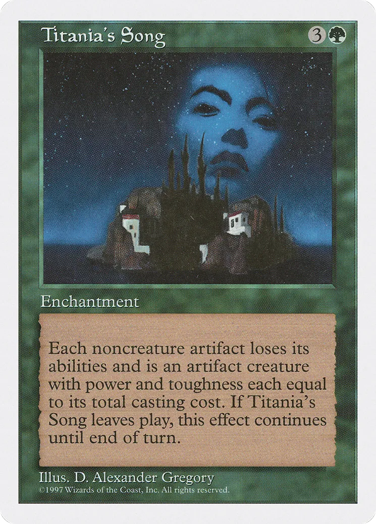 Titania's Song — Fifth Edition — Magic: The Gathering