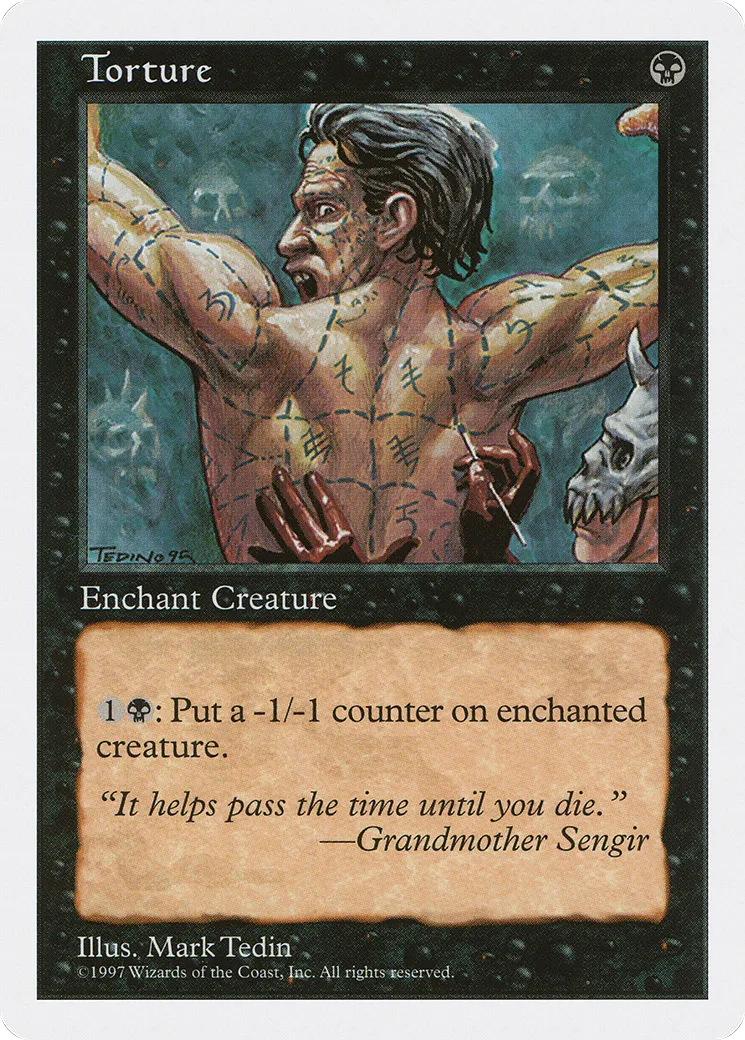 Torture — Fifth Edition — Magic: The Gathering