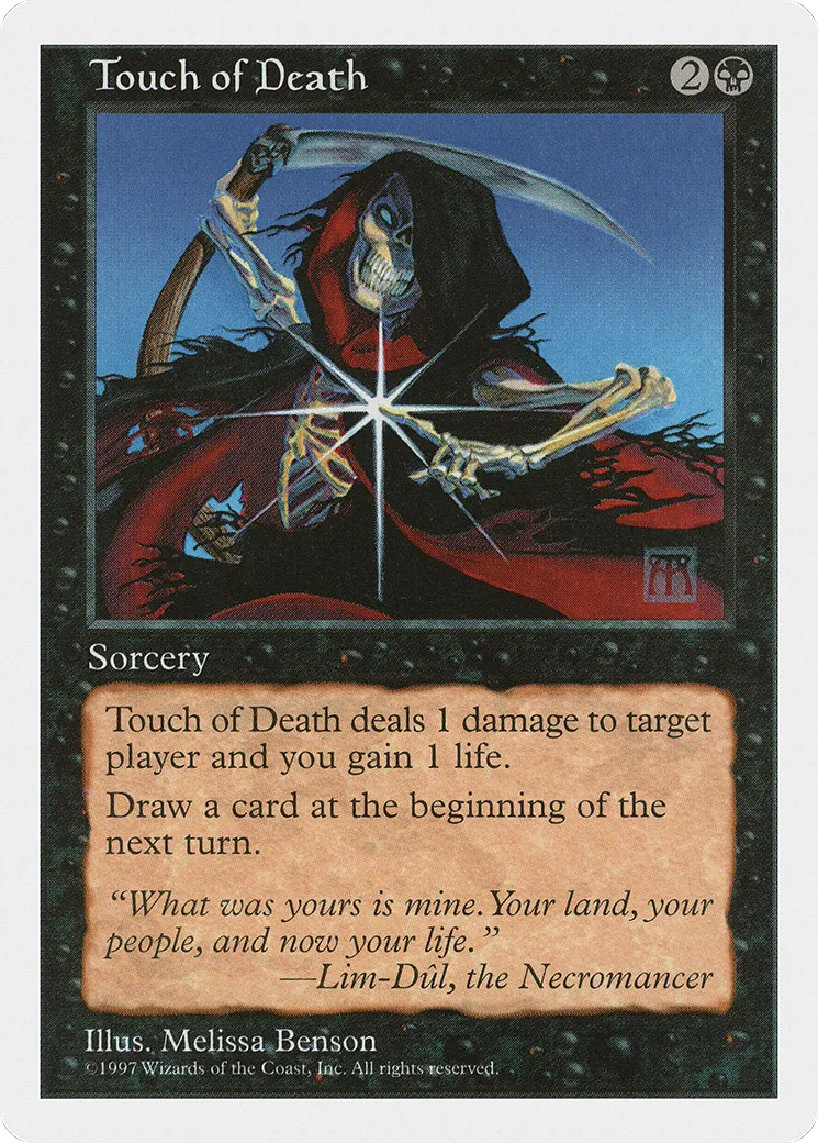 Touch of Death — Fifth Edition — Magic: The Gathering