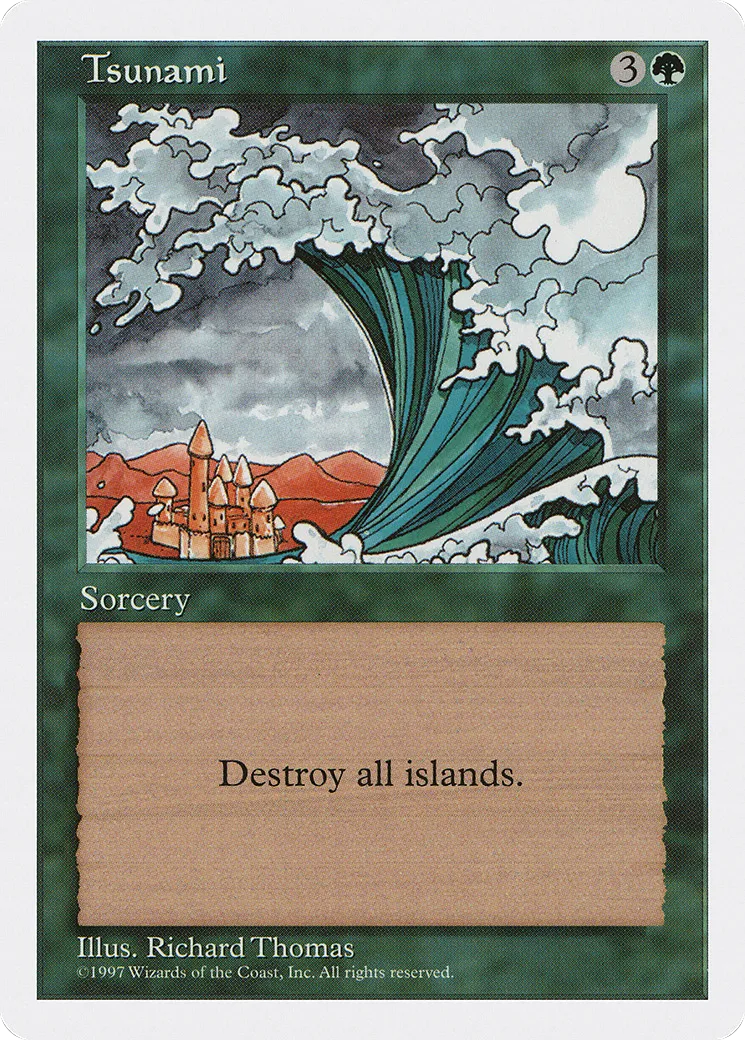 Tsunami — Fifth Edition — Magic: The Gathering