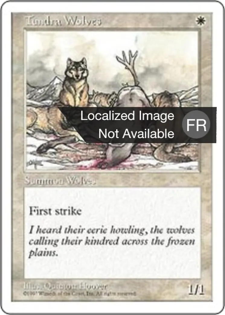 Loups de la toundra — Fifth Edition — Magic: The Gathering