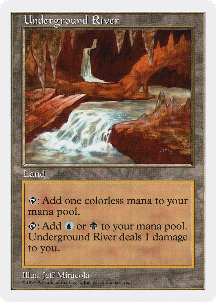 Rivière souterraine — Fifth Edition — Magic: The Gathering