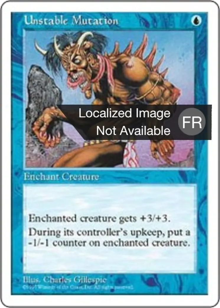 Mutation instable from Fifth Edition - Magic: The Gathering