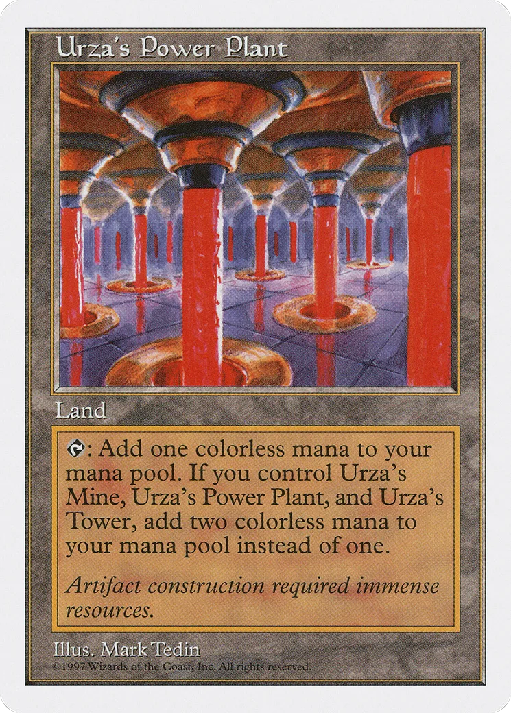 Urza's Power Plant — Fifth Edition — Magic: The Gathering