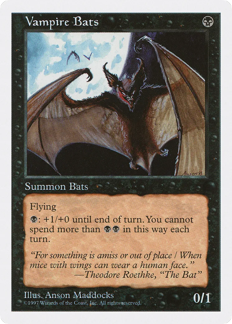Chauves-souris vampires — Fifth Edition — Magic: The Gathering