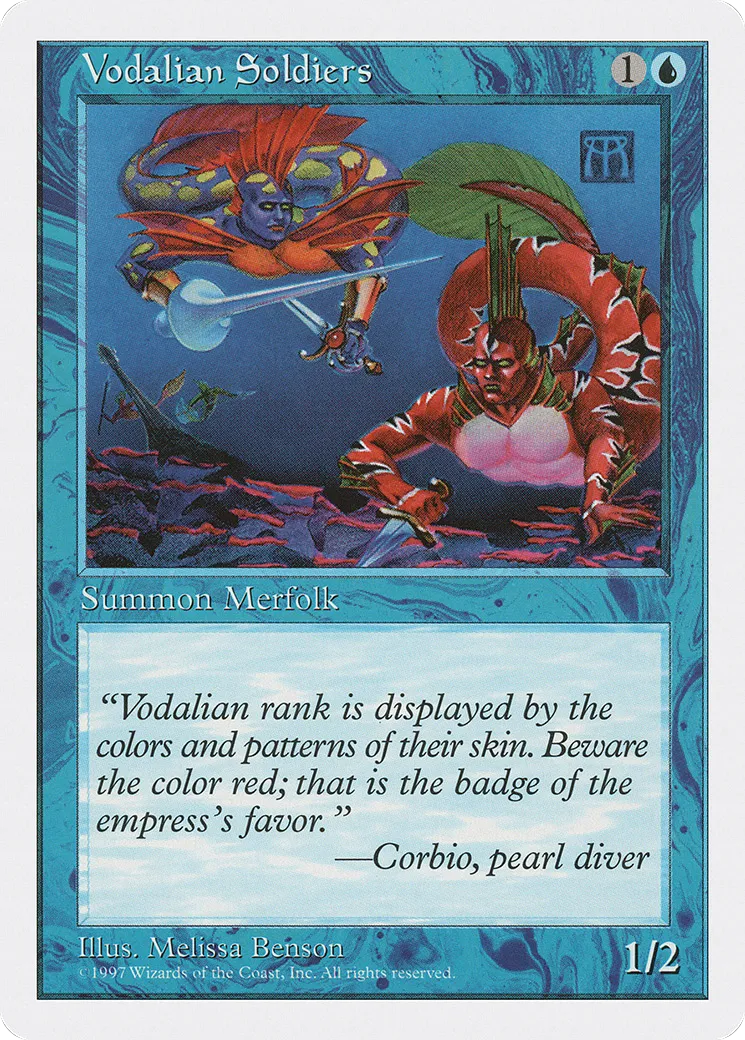 Soldats vodalians — Fifth Edition — Magic: The Gathering
