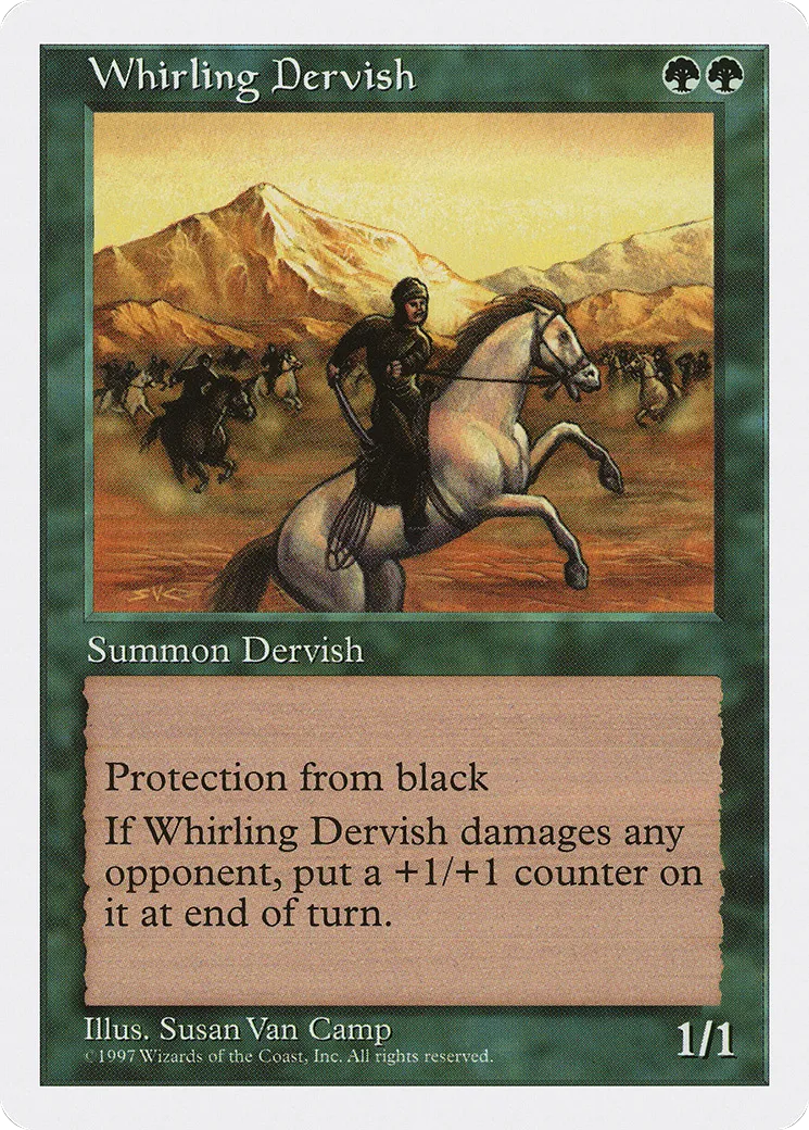 Whirling Dervish — Fifth Edition — Magic: The Gathering