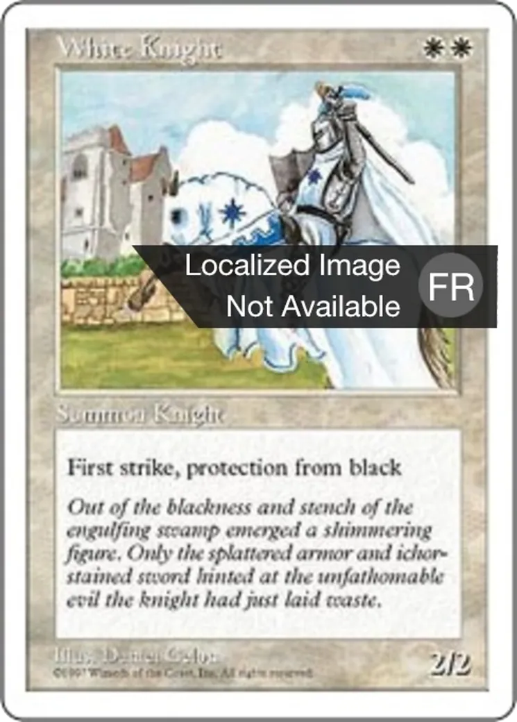 Chevalier blanc — Fifth Edition — Magic: The Gathering
