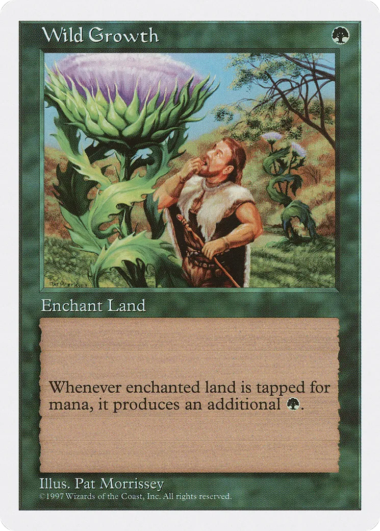 Wild Growth — Fifth Edition — Magic: The Gathering