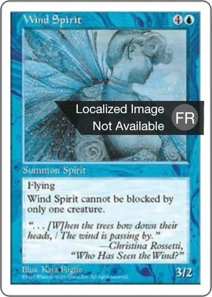 Esprit du vent — Fifth Edition — Magic: The Gathering