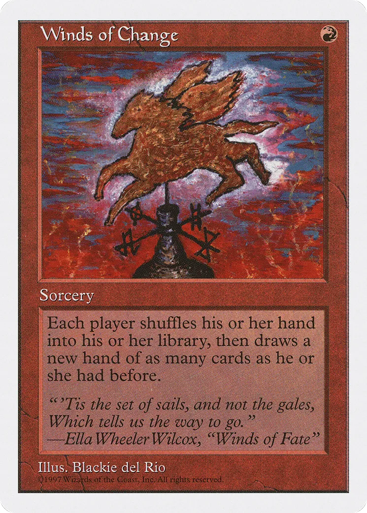 Winds of Change — Fifth Edition — Magic: The Gathering