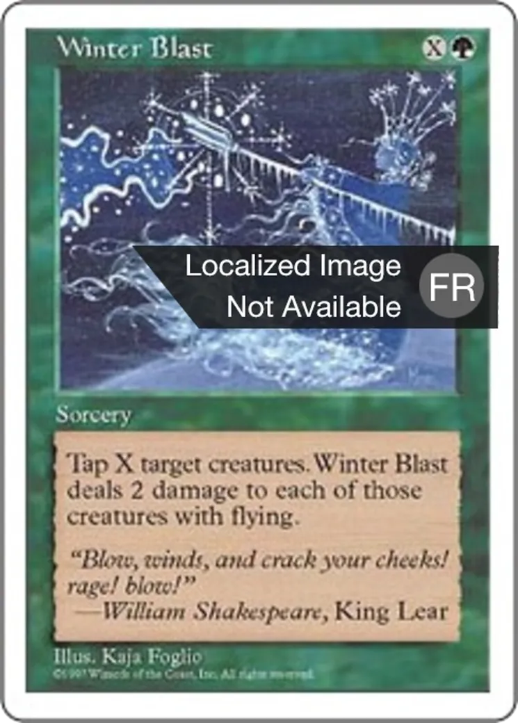 Rafale hivernale from Fifth Edition - Magic: The Gathering
