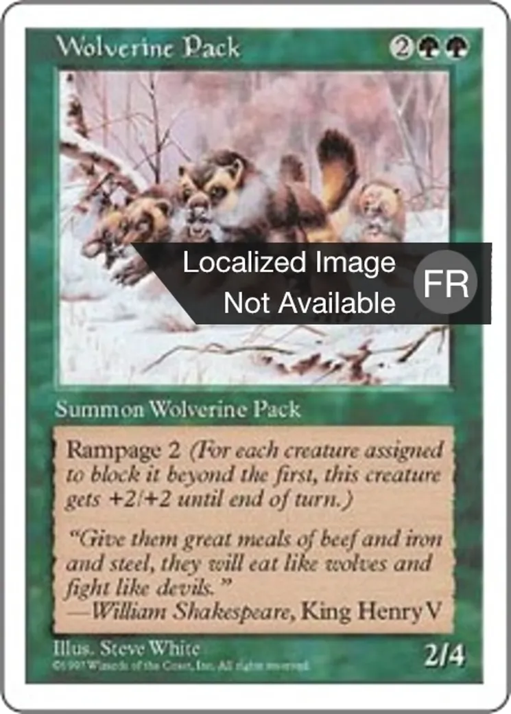 Harde de gloutons — Fifth Edition — Magic: The Gathering