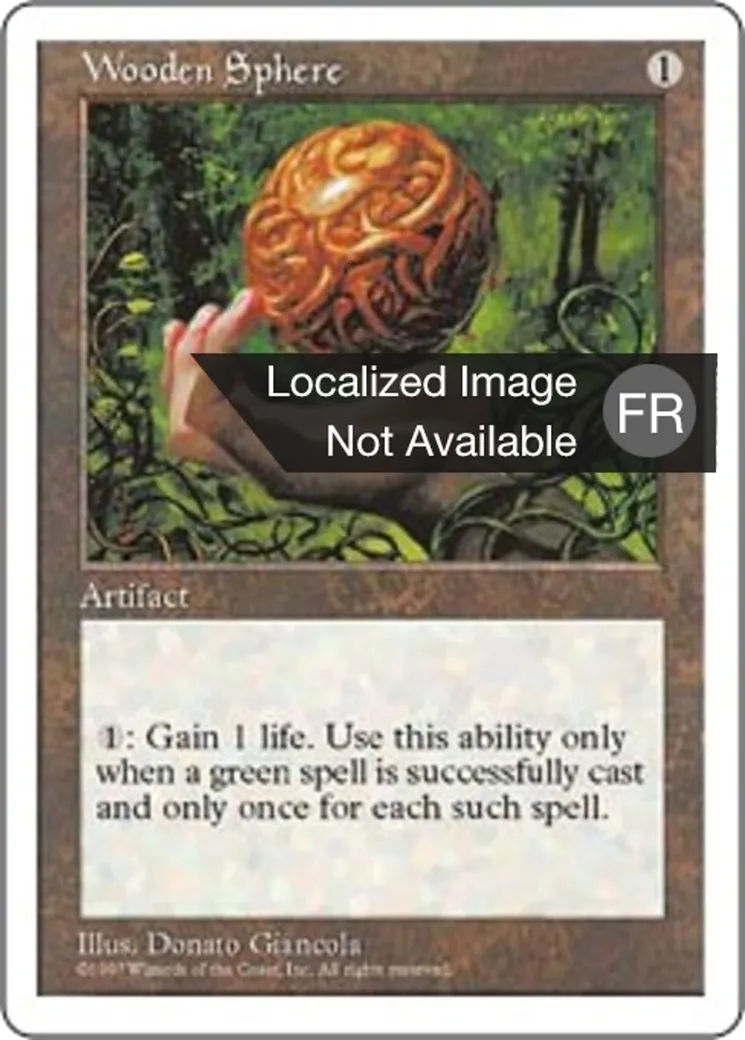 Sphère de bois — Fifth Edition — Magic: The Gathering