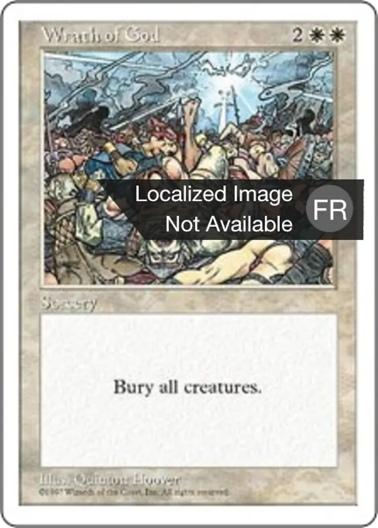 Colère de Dieu — Fifth Edition — Magic: The Gathering