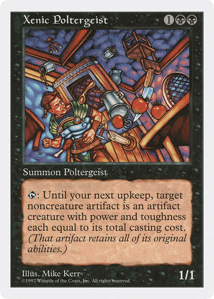 Xenic Poltergeist — Fifth Edition — Magic: The Gathering