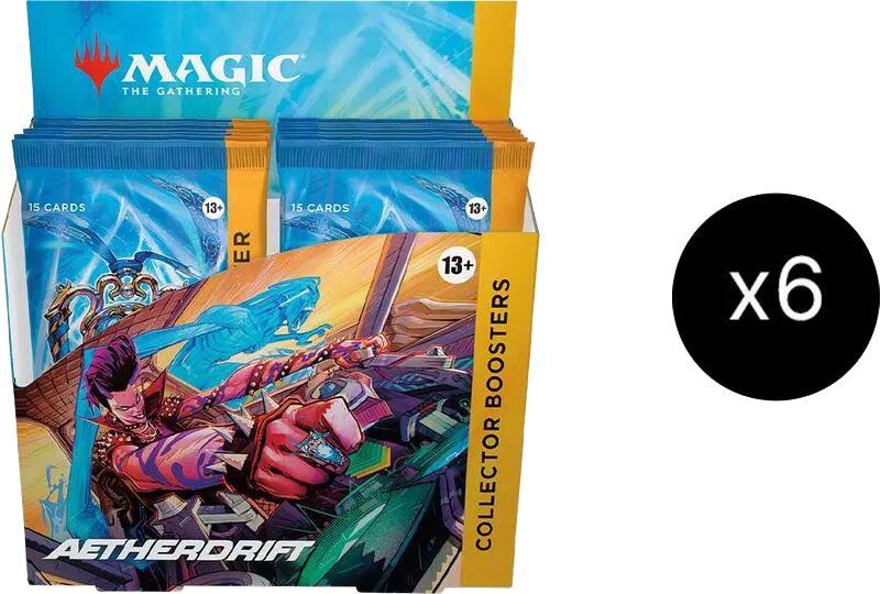 Aetherdrift Collector Booster Box Case — Aetherdrift — Magic: The Gathering