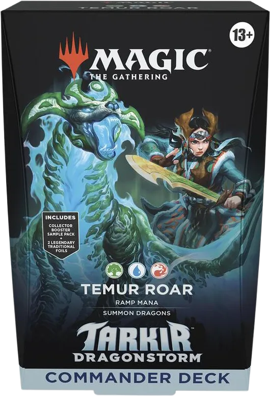 Tarkir Dragonstorm Commander Deck Temur Roar — Tarkir: Dragonstorm Commander — Magic: The Gathering