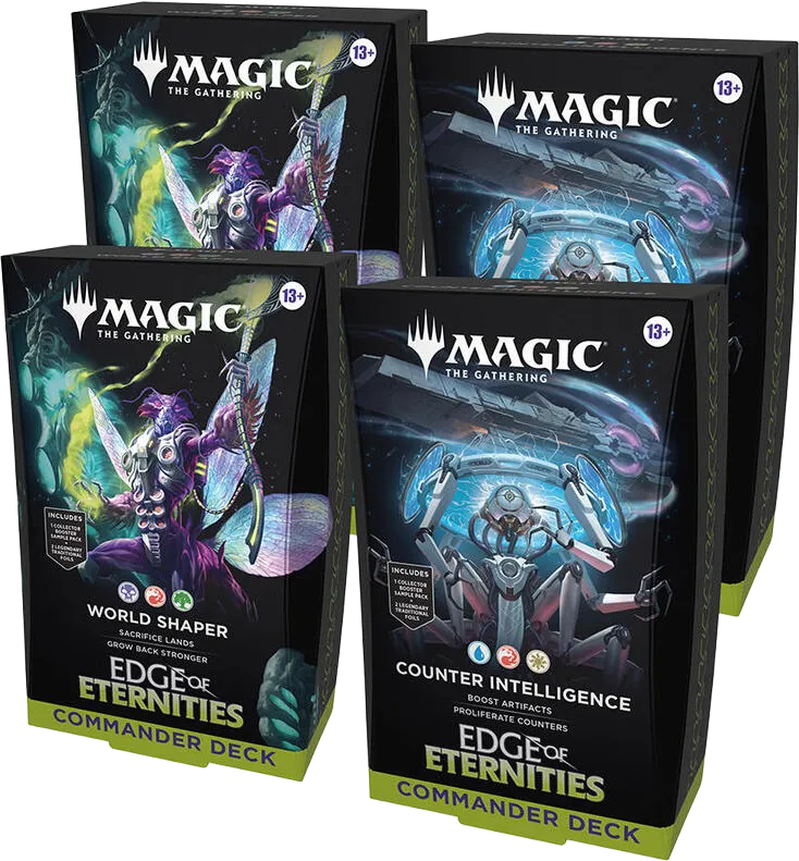 Case de decks Commander Aux portes des Éternités from Edge of Eternities Commander - Magic: The Gathering