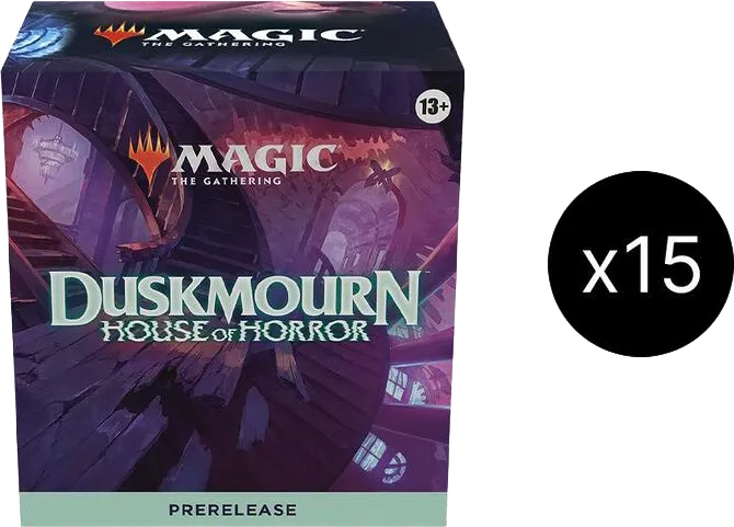 Case de Prerelease Packs Mornebrune : la Maison de l'horreur — Duskmourn: House of Horror — Magic: The Gathering