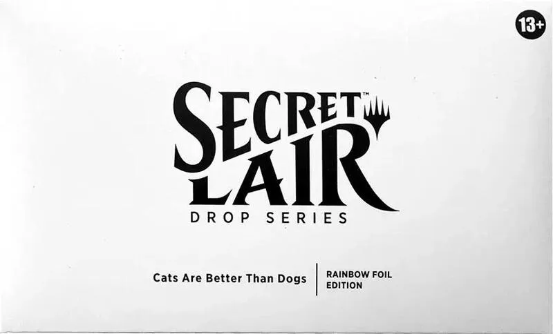 Secret Lair Drop Cats Are Better Than Dogs Rainbow Foil — Secret Lair Drop — Magic: The Gathering