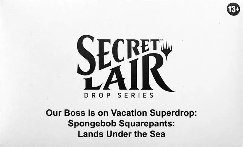 Secret Lair Drop Spongebob Squarepants Lands Under the Sea — Secret Lair Drop — Magic: The Gathering
