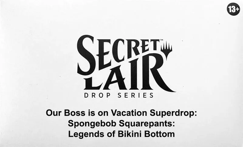 Secret Lair Drop Spongebob Squarepants Legends of Bikini Bottom — Secret Lair Drop — Magic: The Gathering
