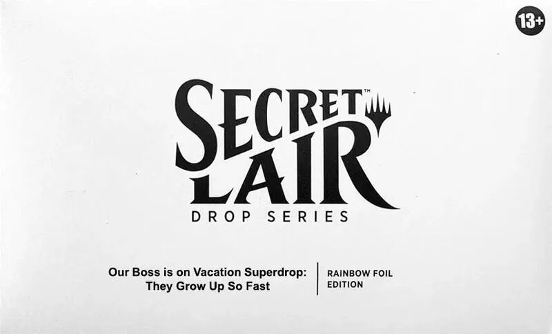 Secret Lair Drop They Grow Up So Fast Rainbow Foil — Secret Lair Drop — Magic: The Gathering