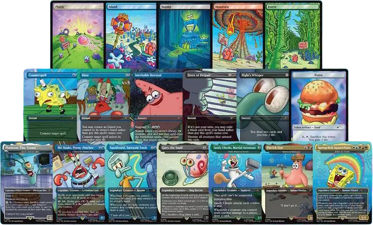 Secret Lair Bundle Spongebob Squarepants — Secret Lair Drop — Magic: The Gathering