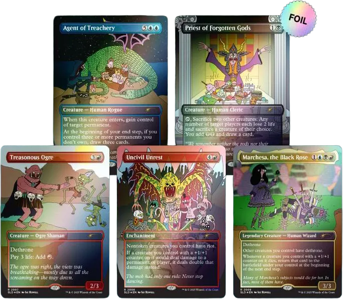 Secret Lair Drop Featuring Jay Howell Rainbow Foil — Secret Lair Drop — Magic: The Gathering