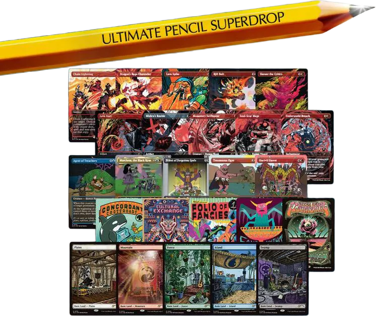 Secret Lair Bundle The Ultimate Pencil Non Foil — Secret Lair Drop — Magic: The Gathering