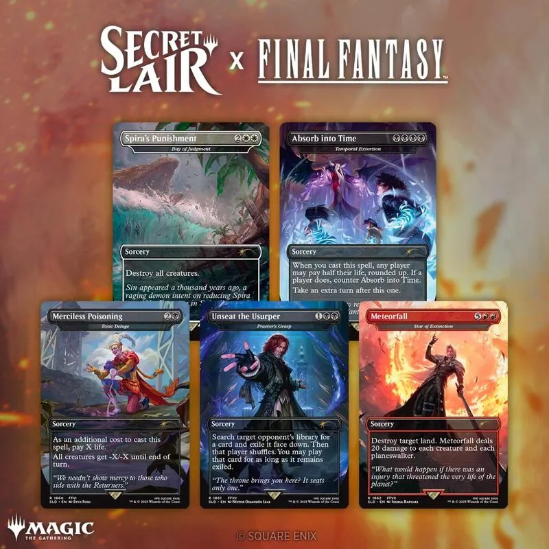 Secret Lair Drop Secret Lair x FINAL FANTASY Game Over — Secret Lair Drop — Magic: The Gathering